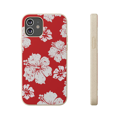 "Hibiscus Hues" Eco Biodegradable Phone Cases - iPhone and Galaxy