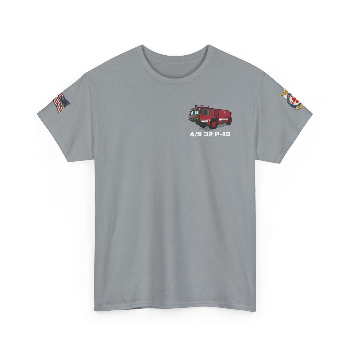 A/S 32 P-19 ARFF Truck Fundraiser Tee by Island Vibes For Life