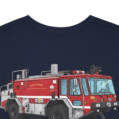 E-One Titan Foam 161 9-11 Pentagon Truck Fundraiser Tee by Island Vibes For Life