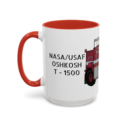 NASA / USAF Oshkosh T-1500 Crash Fire Rescue Coffee Mug by Island Vibes For Life