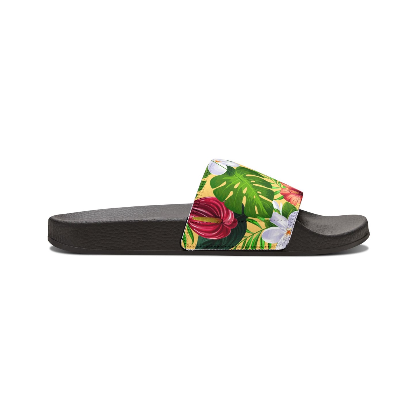 "Jungle Odyssey Hues: Golden Sun"  Men's Beach Sandals