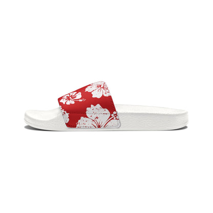 "Hibiscus Hues" Men's Beach Sandals