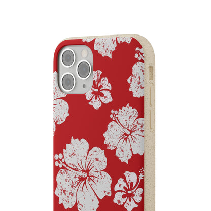 "Hibiscus Hues" Eco Biodegradable Phone Cases - iPhone and Galaxy