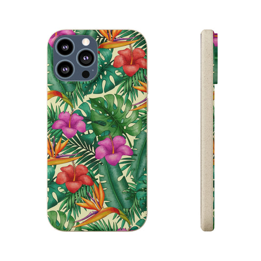 "Bird of Paradise Delight"  Eco Biodegradable Phone Cases - iPhone and Galaxy