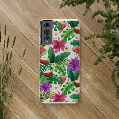 "Exotic Fruit Blossom" Eco Biodegradable Cases - iPhone and Galaxy