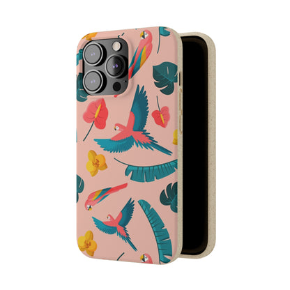 "Colorful Plumage"  Eco Biodegradable Phone Cases - iPhone and Galaxy