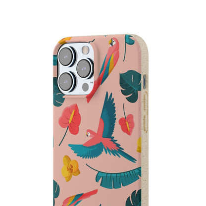 "Colorful Plumage"  Eco Biodegradable Phone Cases - iPhone and Galaxy