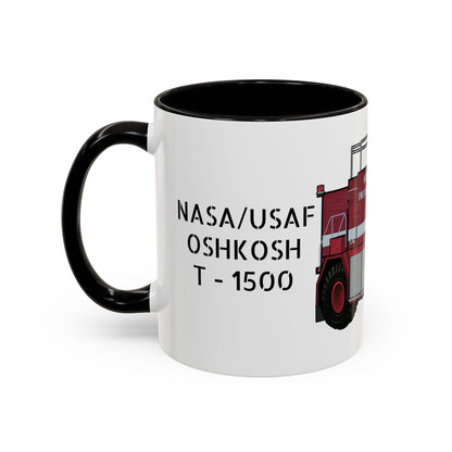 NASA / USAF Oshkosh T-1500 Crash Fire Rescue Coffee Mug by Island Vibes For Life