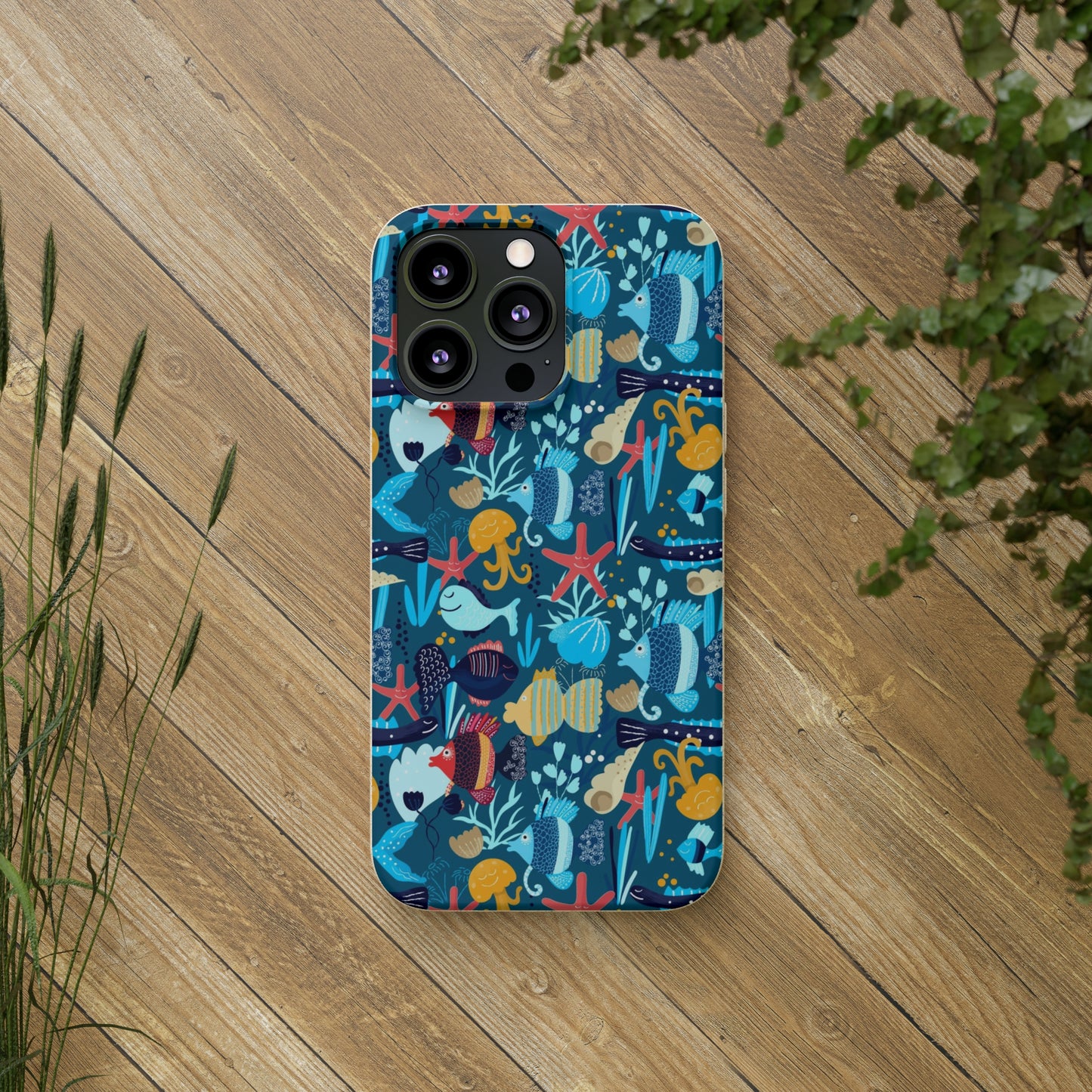 "Aqua Wonderland" Eco Biodegradable Cases - iPhone and Galaxy