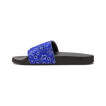 "Blue Paisley Bliss" Women's Beach Sandals