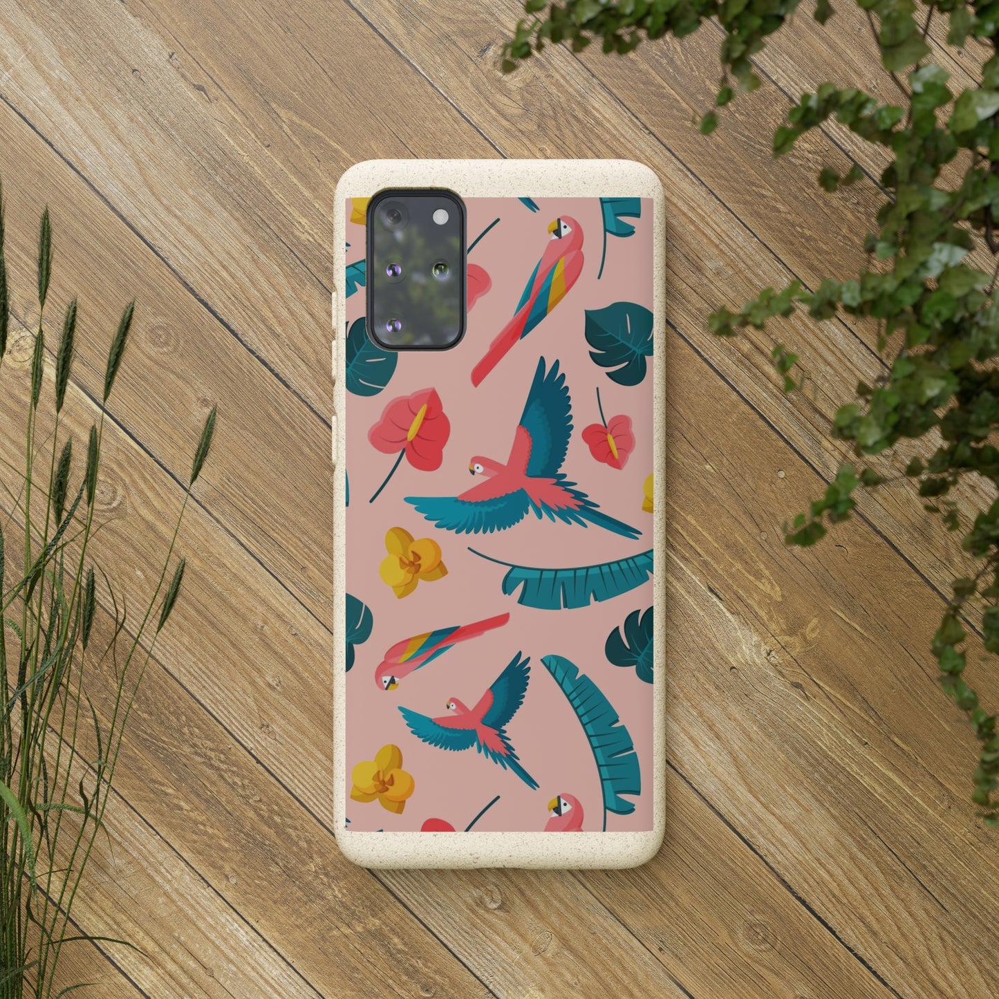 "Colorful Plumage"  Eco Biodegradable Phone Cases - iPhone and Galaxy