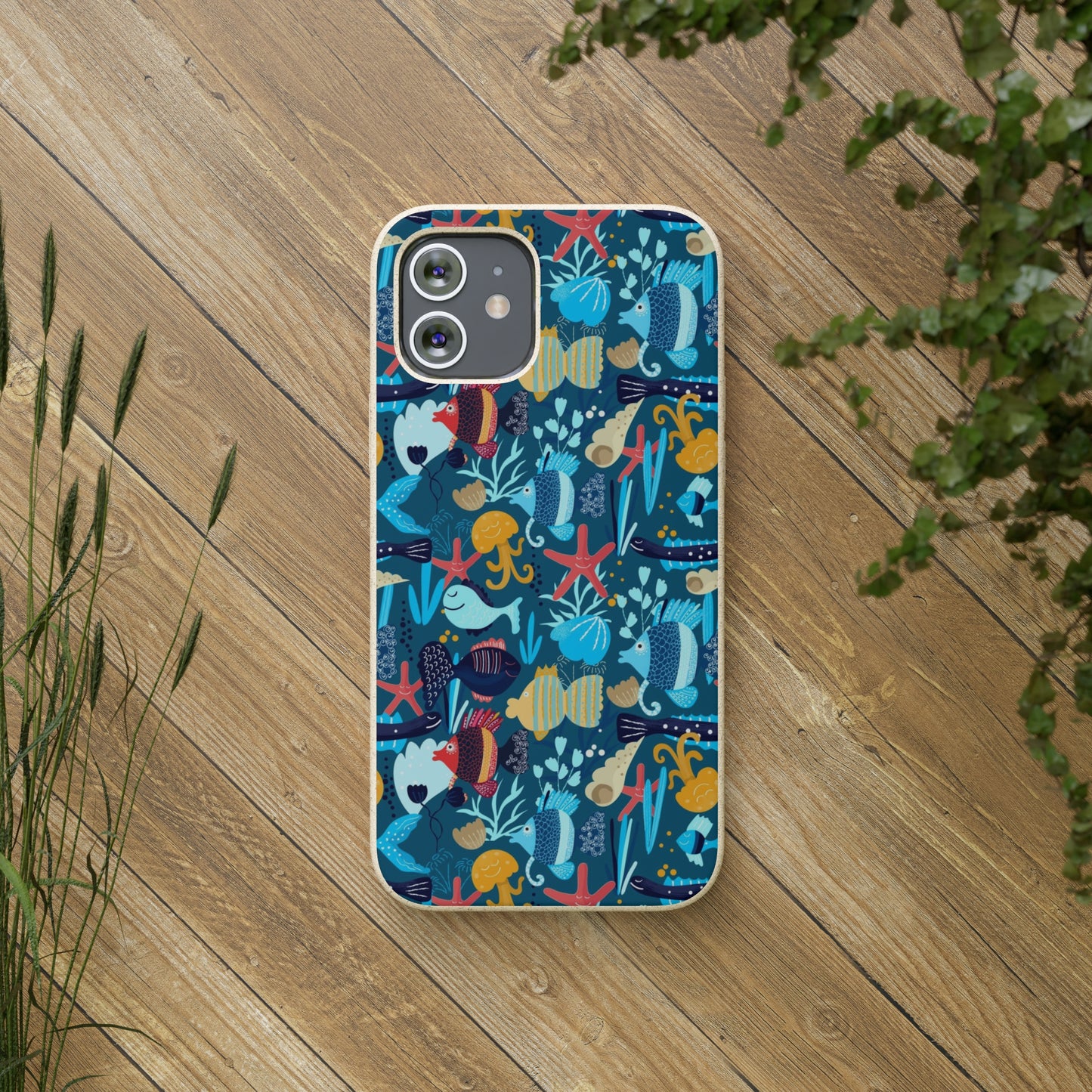 "Aqua Wonderland" Eco Biodegradable Cases - iPhone and Galaxy