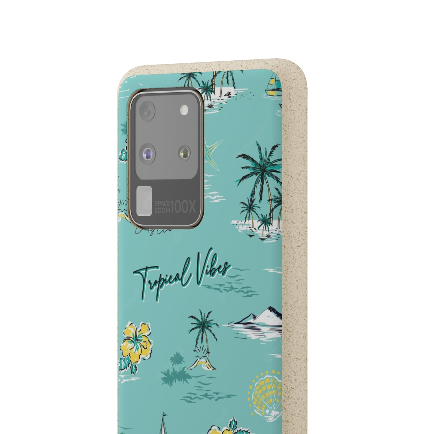 "Tropical Vibes" Eco Biodegradable Phone Cases - iPhone and Galaxy