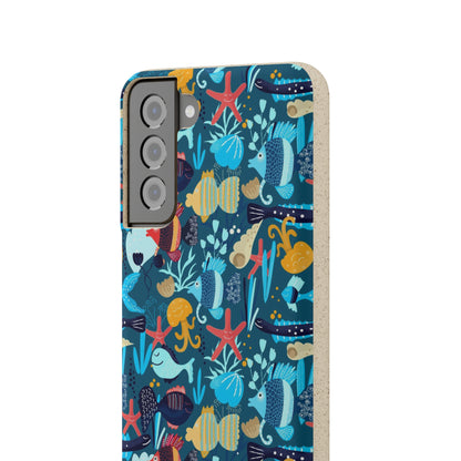 "Aqua Wonderland" Eco Biodegradable Cases - iPhone and Galaxy