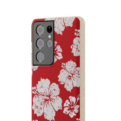 "Hibiscus Hues" Eco Biodegradable Phone Cases - iPhone and Galaxy