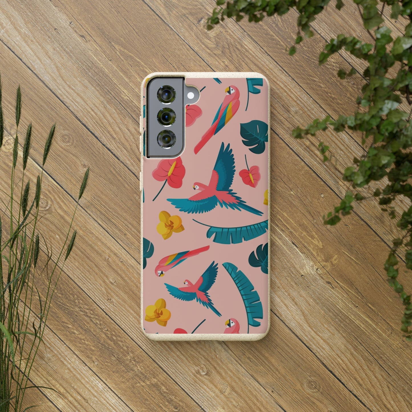 "Colorful Plumage"  Eco Biodegradable Phone Cases - iPhone and Galaxy