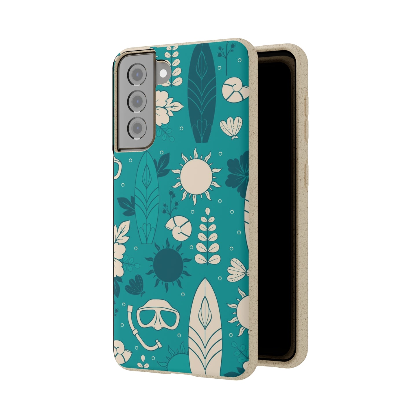 "Surf's Up, Dive Down" Eco Biodegradable Cases - iPhone and Galaxy