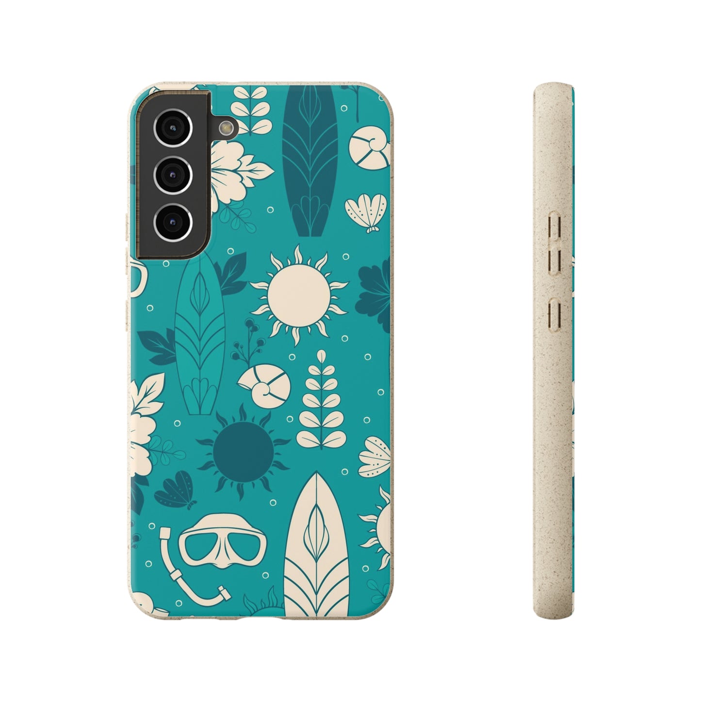 "Surf's Up, Dive Down" Eco Biodegradable Cases - iPhone and Galaxy