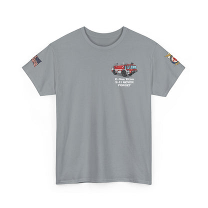 E-One Titan Foam 161 9-11 Pentagon Truck Fundraiser Tee by Island Vibes For Life