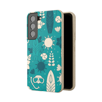 "Surf's Up, Dive Down" Eco Biodegradable Cases - iPhone and Galaxy