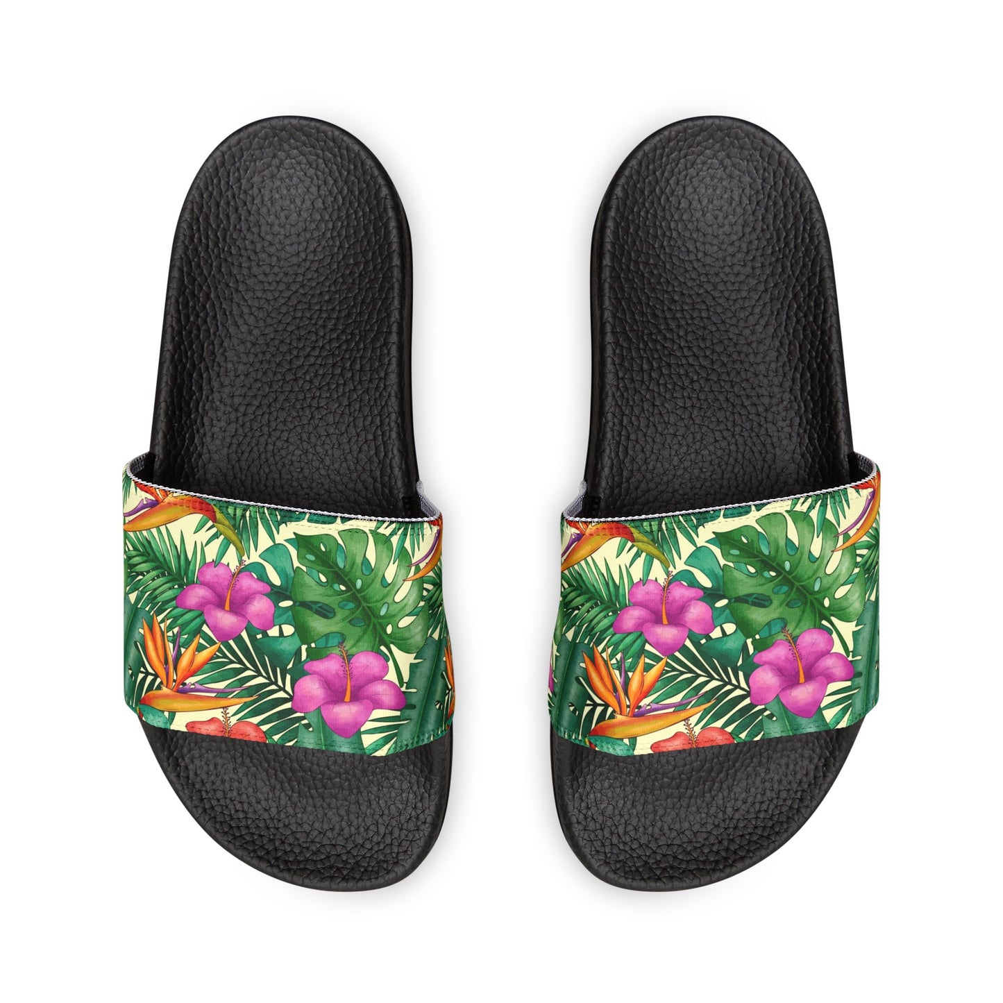 "Bird of Paradise Delight" Men's Beach Sandals