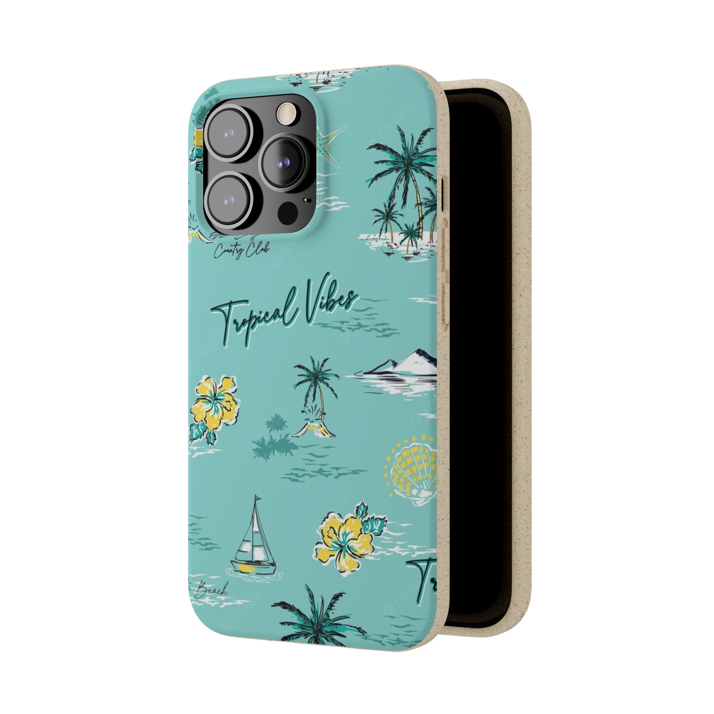 "Tropical Vibes" Eco Biodegradable Phone Cases - iPhone and Galaxy