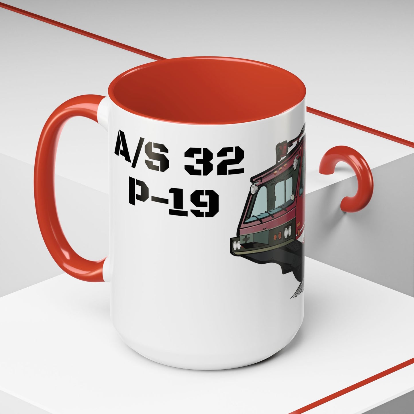 A/S 32 P-19 CFR Truck Fundraiser Coffee Mug by Island Vibes For Life