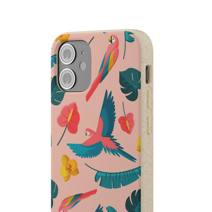 "Colorful Plumage"  Eco Biodegradable Phone Cases - iPhone and Galaxy