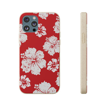 "Hibiscus Hues" Eco Biodegradable Phone Cases - iPhone and Galaxy