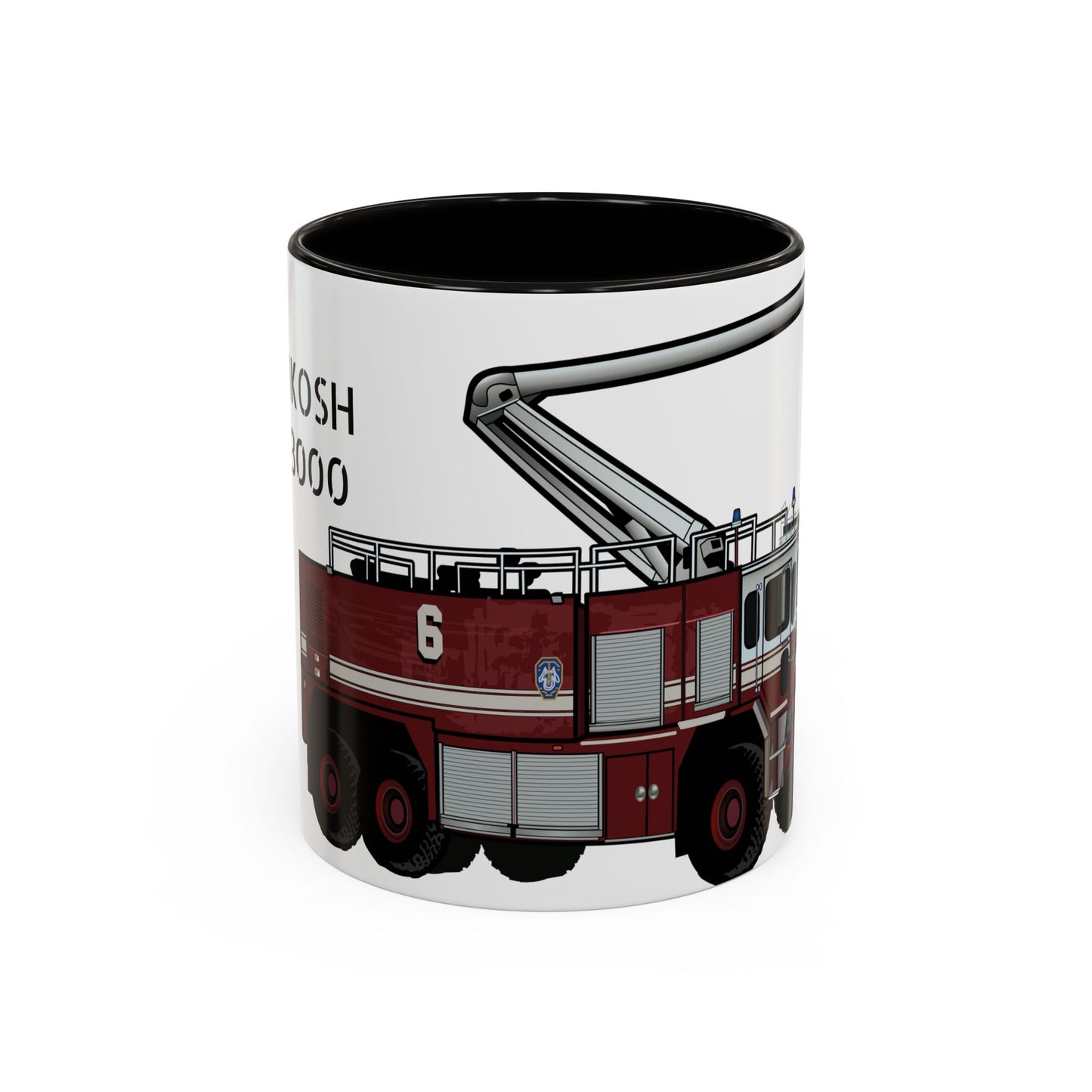 Oshkosh T-3000 Crash Fire Rescue Coffee Mug by Island Vibes For Life