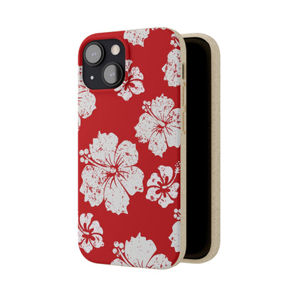 "Hibiscus Hues" Eco Biodegradable Phone Cases - iPhone and Galaxy