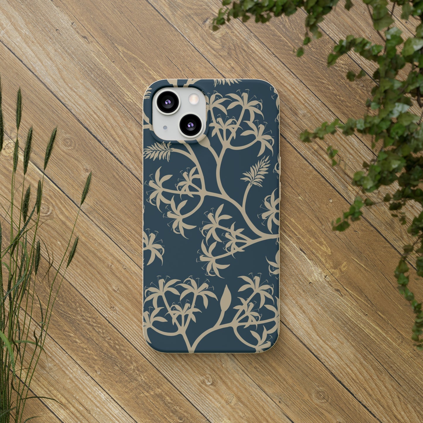 "Earthy Bluescape Oasis" Eco Biodegradable Cases - iPhone and Galaxy