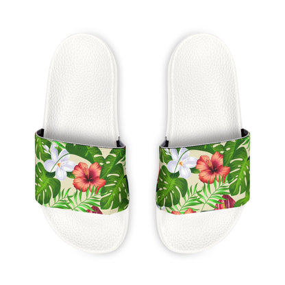 "Jungle Odyssey Hues: Beach Vibes" Men's Beach Sandals