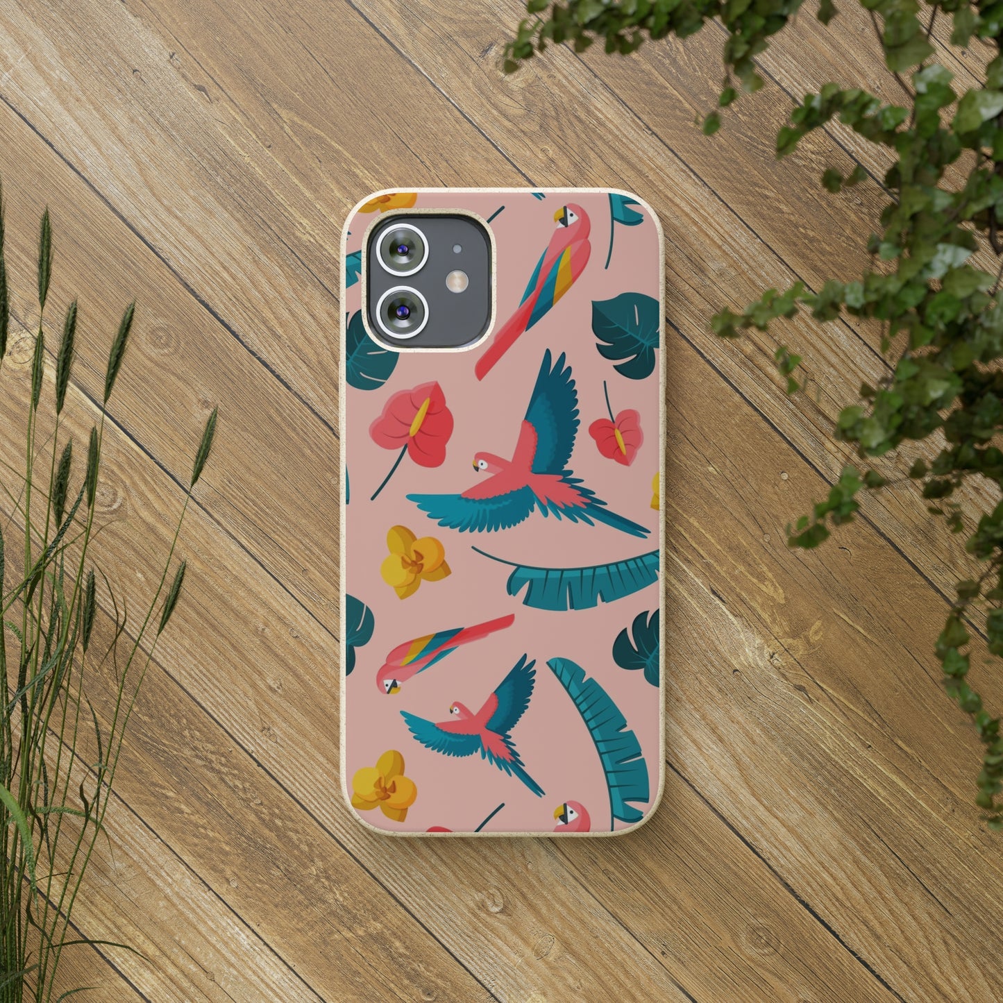 "Colorful Plumage"  Eco Biodegradable Phone Cases - iPhone and Galaxy