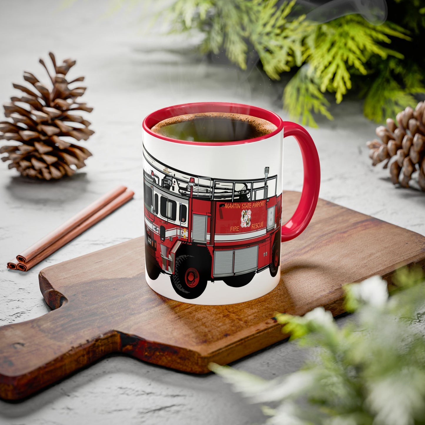 Oshkosh T-1500 “Air Guard Snozzle” Coffee Mug by Island Vibes For Life