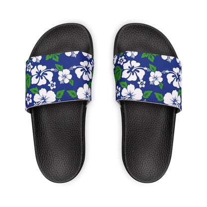 "Aloha Spirit Blooms" Women's Slide Sandals