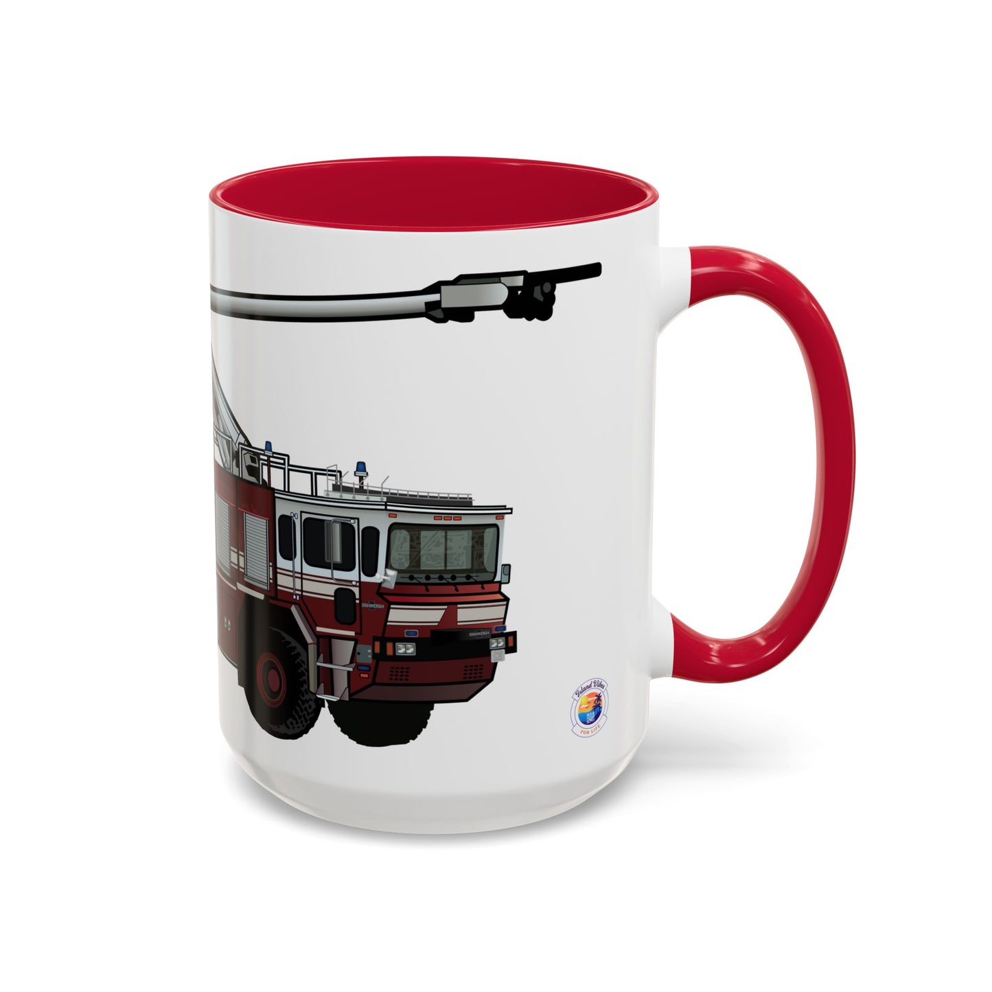 Oshkosh T-3000 Crash Fire Rescue Coffee Mug by Island Vibes For Life