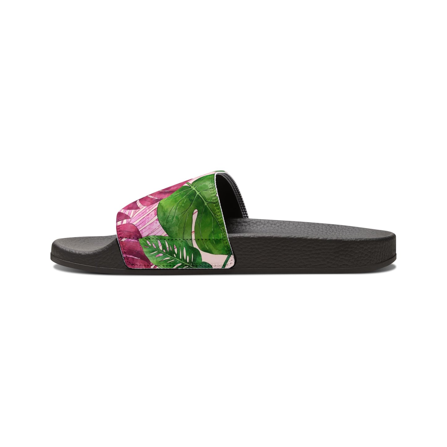 "Jungle Whispers: Coral Serenade" Women's Beach Sandals