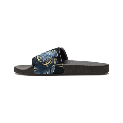 "Paradise Palms at Midnight" Women's Beach Sandals