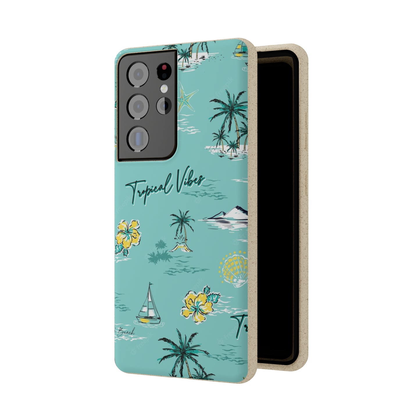 "Tropical Vibes" Eco Biodegradable Phone Cases - iPhone and Galaxy