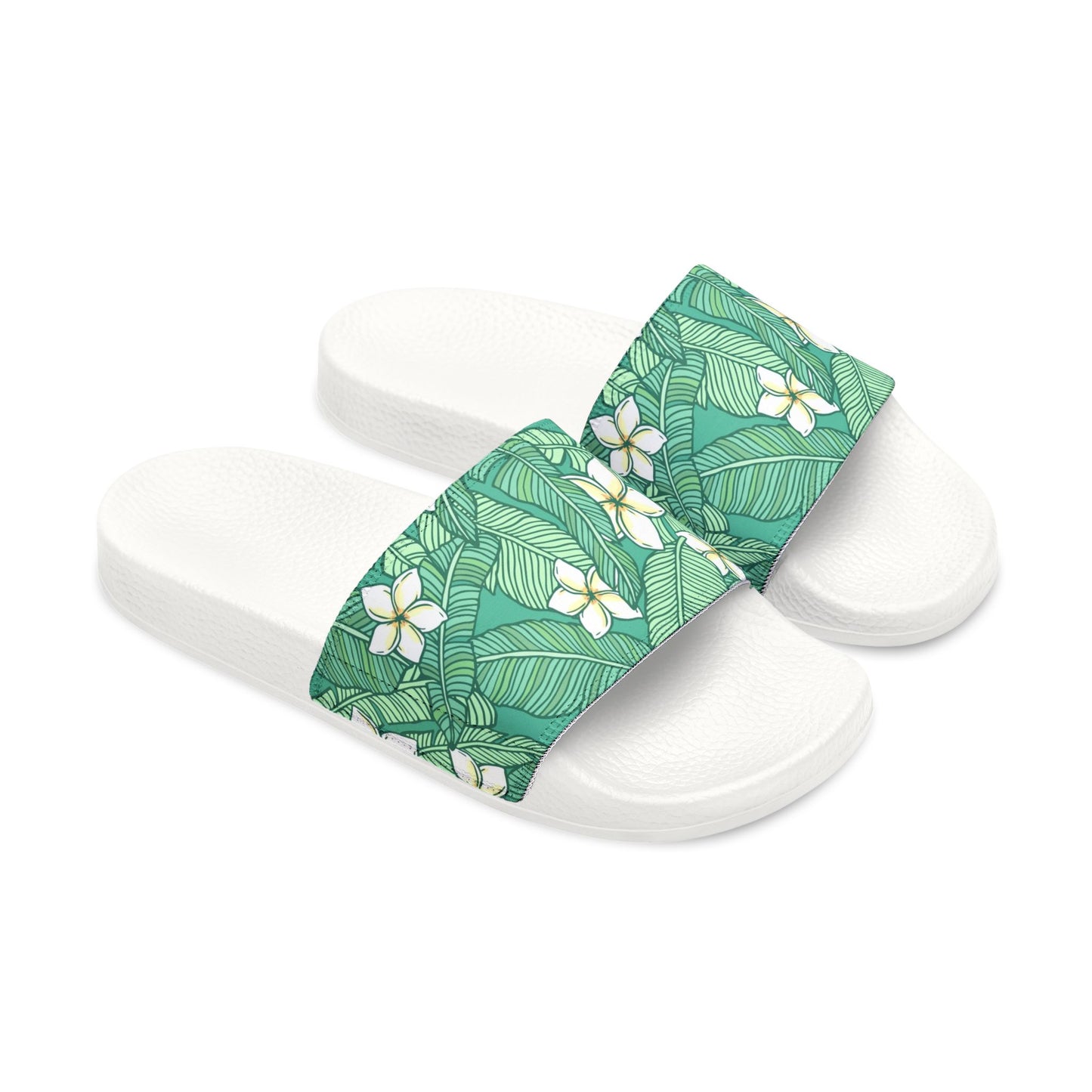 "Jasmine Palm Paradise" Women's Beach Sandals