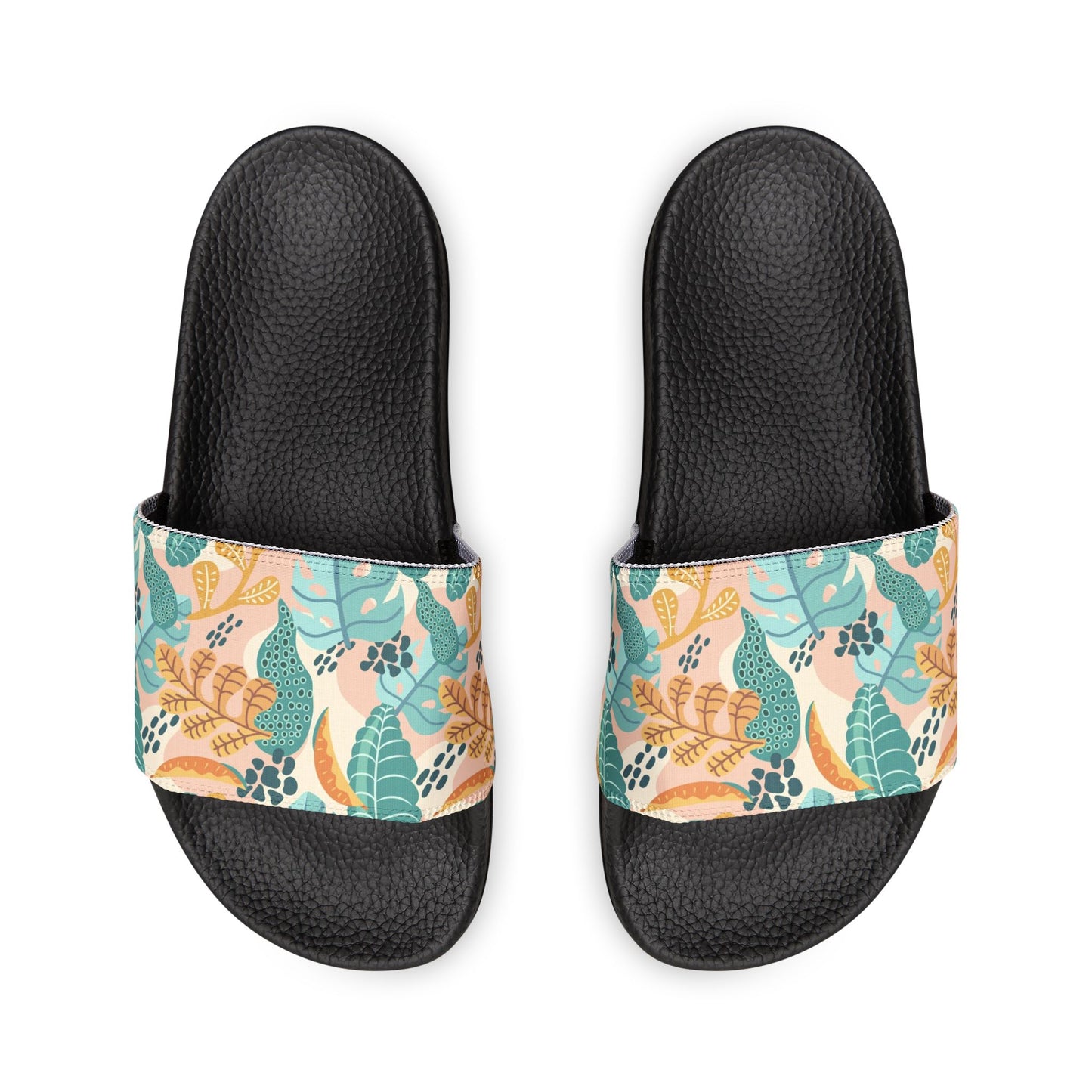 "Earthy Tropics Reverie" Men's Beach Sandals