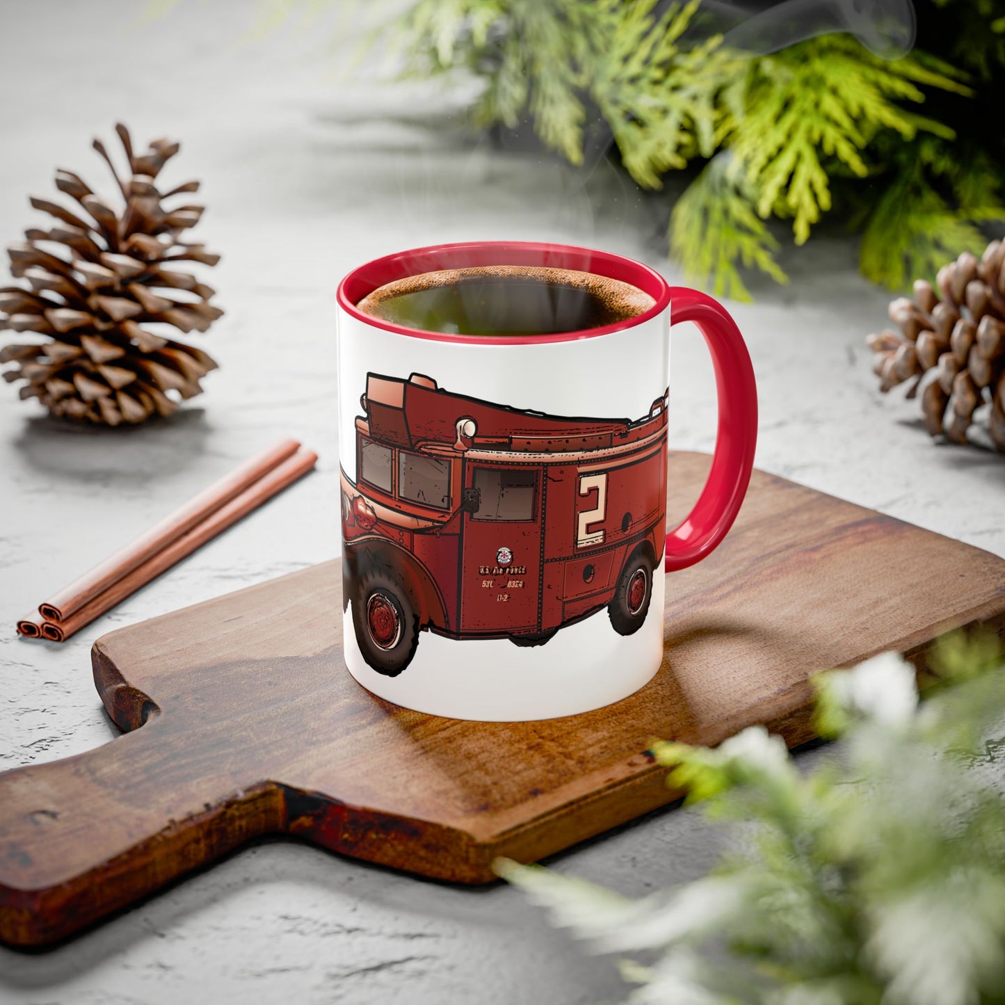 R-2 Crash Fire Rescue Coffee Mug by Island Vibes For Life