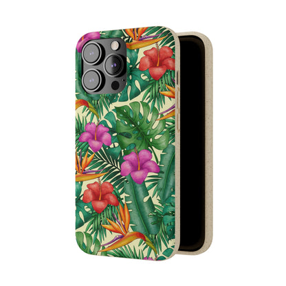 "Bird of Paradise Delight"  Eco Biodegradable Phone Cases - iPhone and Galaxy