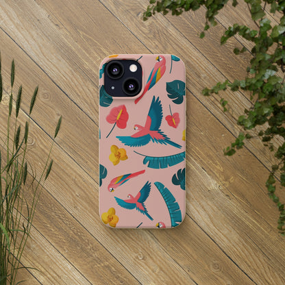 "Colorful Plumage"  Eco Biodegradable Phone Cases - iPhone and Galaxy