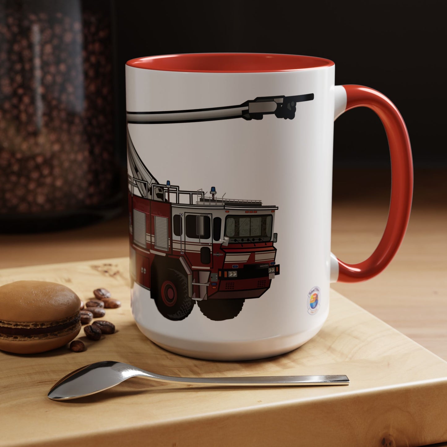 Oshkosh T-3000 Crash Fire Rescue Coffee Mug by Island Vibes For Life