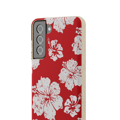 "Hibiscus Hues" Eco Biodegradable Phone Cases - iPhone and Galaxy