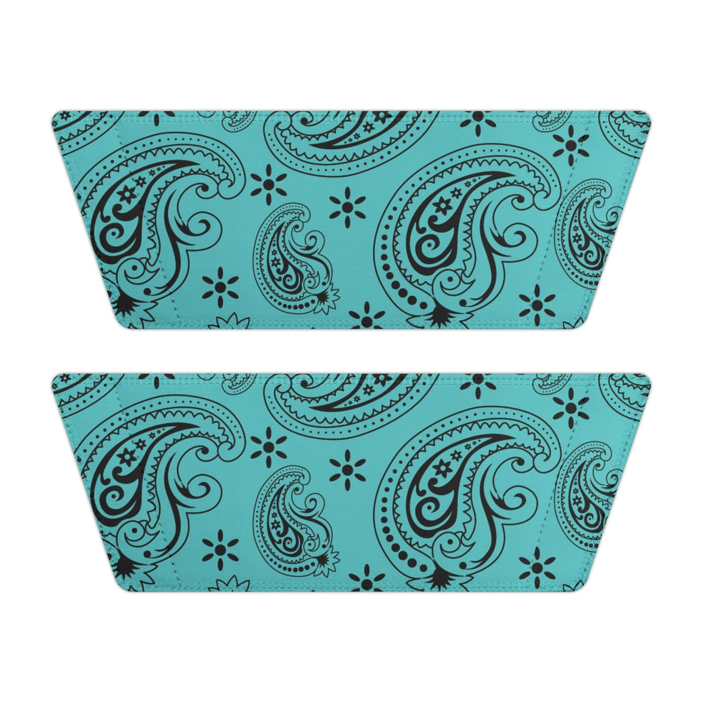 "Teal Paisley Treasure" Men's Beach Sandals