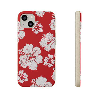 "Hibiscus Hues" Eco Biodegradable Phone Cases - iPhone and Galaxy