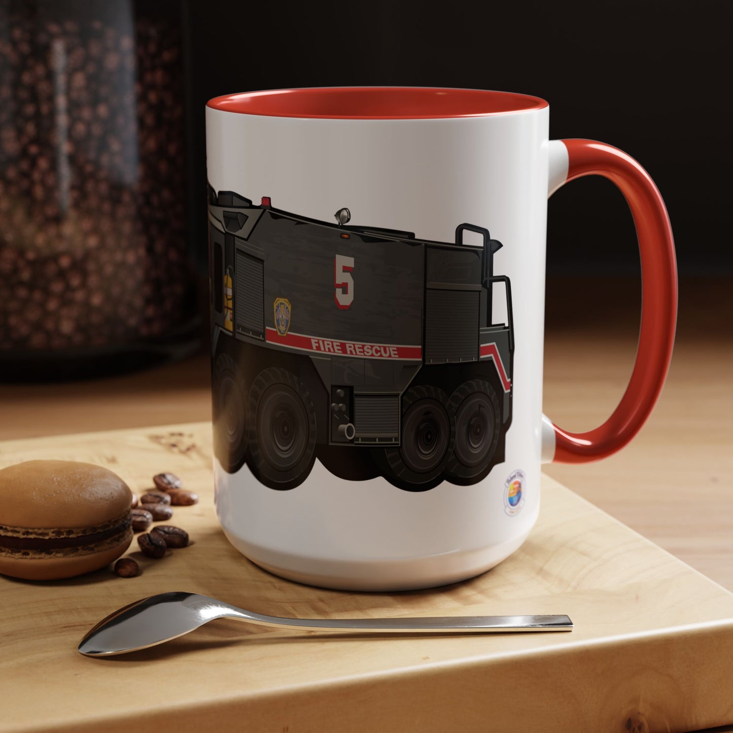 A/S 32 P-23 “Drive It Till the Wheels Fall Off” Crash Fire Rescue Coffee Mug by Island Vibes For Life